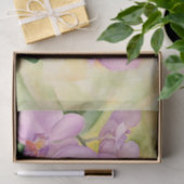 Papier Mousseline Orchidées de découpage florale Aquarelle rose (Cadeau)