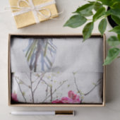 Papier Mousseline Orchidées pourpres de tigre (Cadeau)