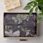 Papier Mousseline Orchidées violettes, bouquet fleuri (Cadeau)