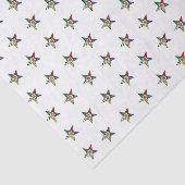 Papier Mousseline Ordre de l'Etoile de l'Est Tissue Paper for OES (Détail)