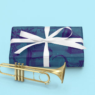 Papier Mousseline Organe vintage et autres instruments de musique