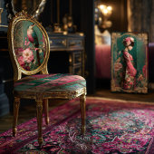 Papier Mousseline Oriental Garden Bird & Floral Collage Art