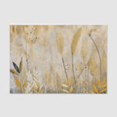 Papier Mousseline Oriental noir et or (Recto)