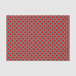 Papier Mousseline Oriental Rouge Vert arabe Égypte Motif géométrique