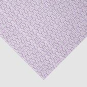 Papier Mousseline Oriental violet blanc Ayame Japon Motif Bishamon (Détail)