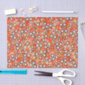 Papier Mousseline Origami japonais rouge errant de fleur pourpre (Artisanat)