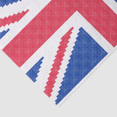 Papier Mousseline Original cross-stitch design Union Jack (Détail)