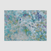 Papier Mousseline Original Moderne Un Design D'Art Abstrait (Recto)