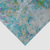 Papier Mousseline Original Moderne Un Design D'Art Abstrait (Détail)