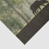 Papier Mousseline Orignaux dans l'illustration de forêt (Détail)