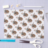 Papier Mousseline Orignaux des vacances (Artisanat)