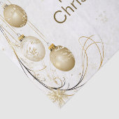 Papier Mousseline Ornement d'or Noël Fête de Noël Élégant (Détail)