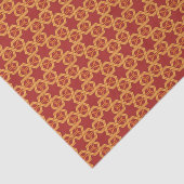 Papier Mousseline Ornement géométrique élégant (Détail)