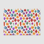 Papier Mousseline Ornements d'arbre de Noël (Recto)