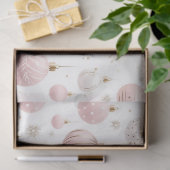 Papier Mousseline Ornements de Noël en or rose Snowflakes Noël (Cadeau)