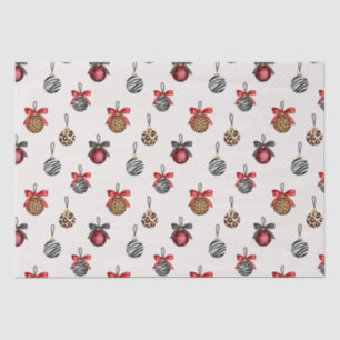 Papier Mousseline Ornements de Noël poster de animal Design Motif Wr