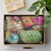 Papier Mousseline Ornements de Noël rustiques vieux millésime (Cadeau)