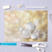 Papier Mousseline Ornements en argent blanc Arrière - plan (Artisanat)