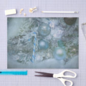 Papier Mousseline Ornements Noël Bleu Turquoise Arbre de Noël (Artisanat)