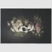 Papier Mousseline Os et Fleur (Recto)