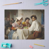 Papier Mousseline Osteria romaine par Carl Bloch (Artisanat)