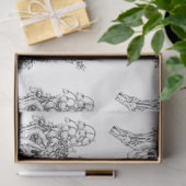 Papier Mousseline Où Vont Les Fleurs ? (Cadeau)