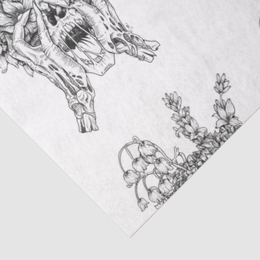 Papier Mousseline Où Vont Les Fleurs ? (Détail)