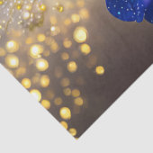 Papier Mousseline Oubliez-moi-fleur pas avec accents or (Détail)