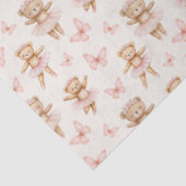 Papier Mousseline Ours ballerines mignons (Détail)