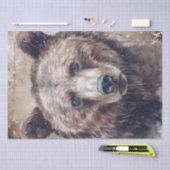 Papier Mousseline Ours Brown (Artisanat)