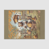 Papier Mousseline Ours comme apiculteur avec ses abeilles (Recto)