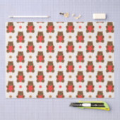 Papier Mousseline Ours d'amour (Artisanat)