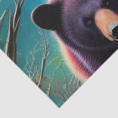 Papier Mousseline Ours de Momma et petits (Détail)