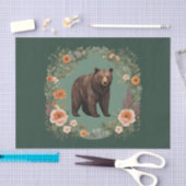 Papier Mousseline Ours Decoupage Cottagecore (Artisanat)