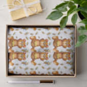 Papier Mousseline Ours en miel (Cadeau)