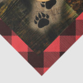 Papier Mousseline Ours Loup Elk Oie Cerf Aigle (Détail)