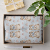 Papier Mousseline Ours mignon (Cadeau)