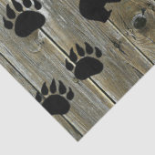 Papier Mousseline Ours noir (Détail)