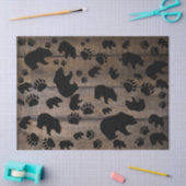 Papier Mousseline Ours Noir Patrouilles D'Ours Noir (Artisanat)