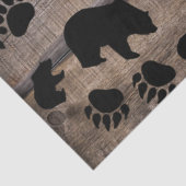 Papier Mousseline Ours Noir Patrouilles D'Ours Noir (Détail)