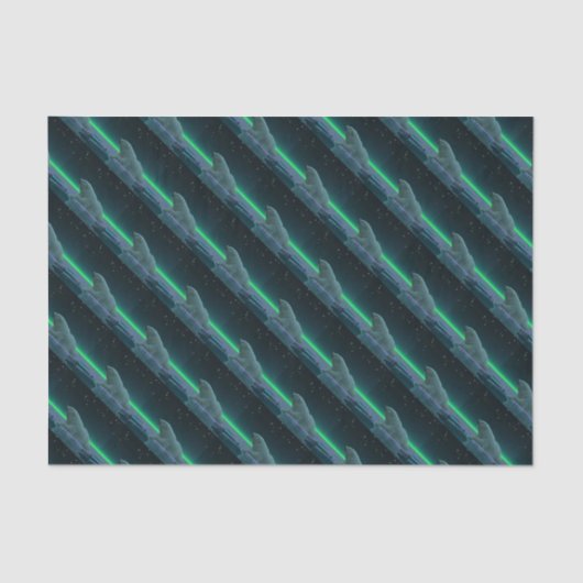 Papier Mousseline Ours polaire à bord de glace (Recto)