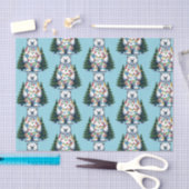 Papier Mousseline Ours polaire de Noël (Artisanat)