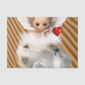 Papier Mousseline Ours polaire en papier tissu (Recto)