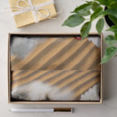 Papier Mousseline Ours polaire en papier tissu (Cadeau)