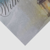 Papier Mousseline Ours polaire mignon Oiseau cardinal Noël d'hiver (Détail)