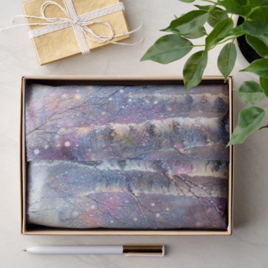 Papier Mousseline Ours Polaires D'Hiver Cosy Avec Découpage De cacao (Cadeau)