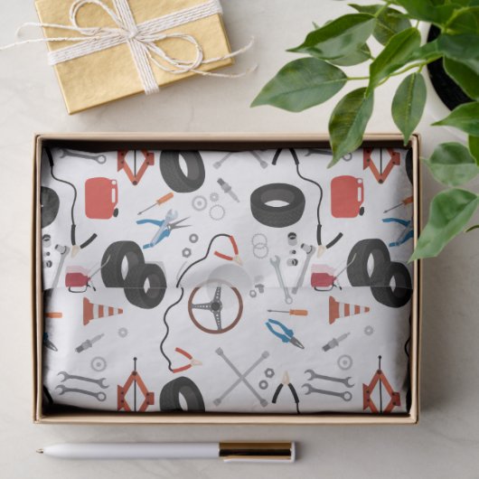 Papier Mousseline Outils Automobile Mécanique (Cadeau)