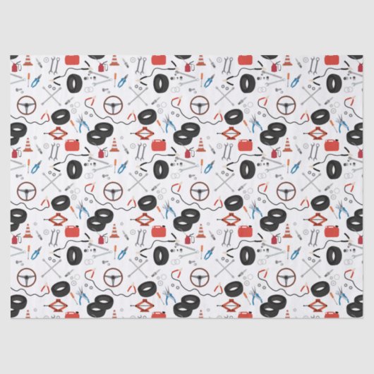 Papier Mousseline Outils Automobile Mécanique (Recto)