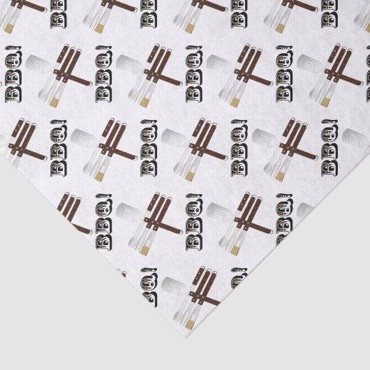 Papier Mousseline Outils Barbecue (Détail)