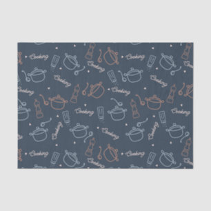 Papier Mousseline outils de cuisine de cuisine mignonne motif
